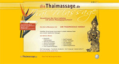 Desktop Screenshot of diethaimassage.de